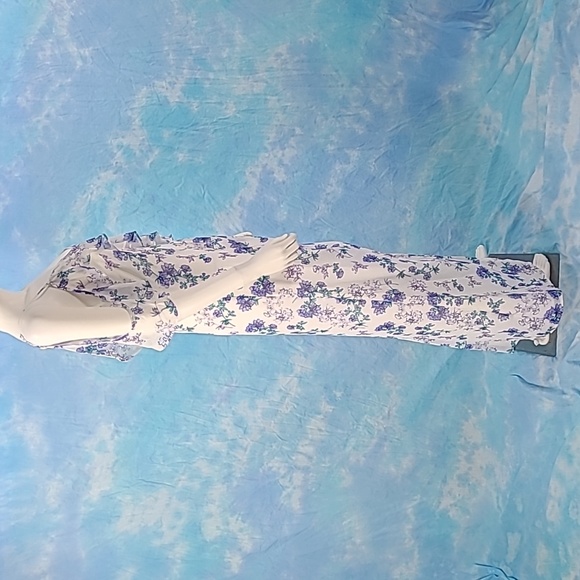 New Yumi Kim My Everything Ruffle Maxi Dress In Dancing Lilac Size Large - Picture 2 of 16